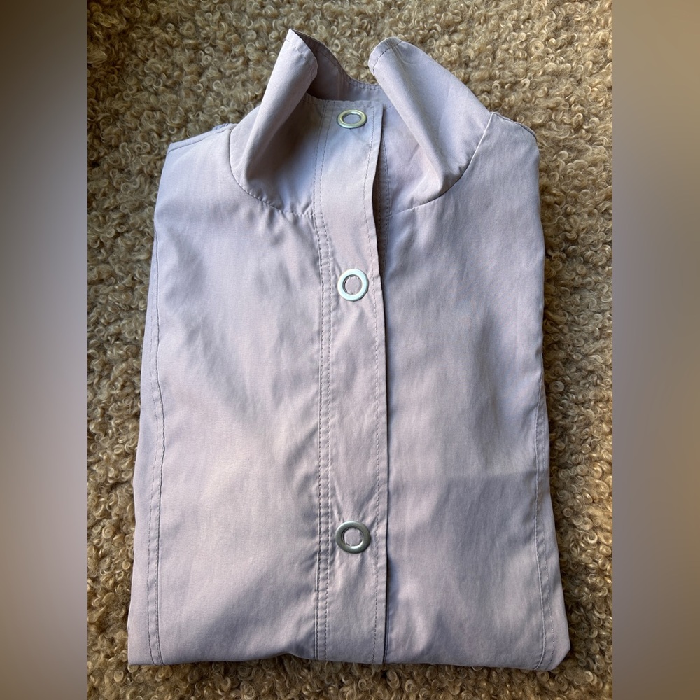 ASOS: Soft Lavender Lightweight Jacket (Fits Oversized) - Picture 8 of 8